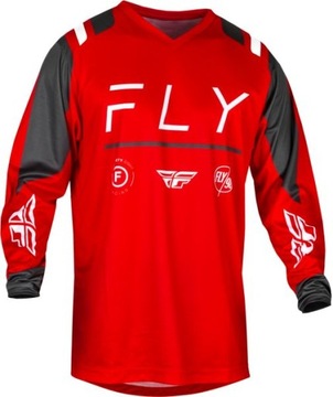 KOSZULKA BLUZA CROSS ENDURO ATV FLY MTB CZERWONY/SZARY F16 - r. M