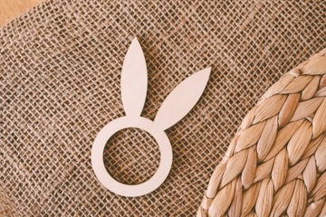 Деревянная салфетница ПАСХАЛЬНОЕ кольцо для салфеток