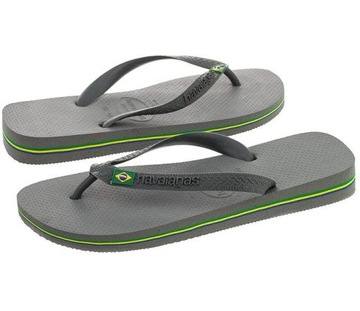 HAVAIANAS MĘSKIE KLAPKI KLASYCZNE CZARNE 41/42 SDB