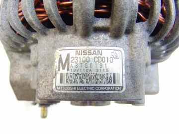 ALTERNÁTOR 12V 110A NISSAN 350Z Z33 3.5 V6 VQ35 23100CD010