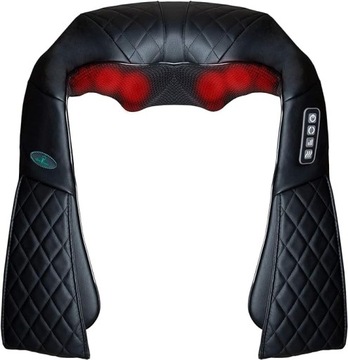 MASAŻER SZYI PLECÓW RAMION SHIATSU OLIVER JAMES + TORBA PODRÓŻNA ADAPTER