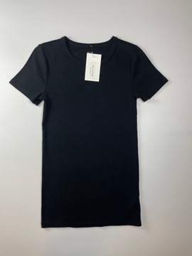 T-shirt damski czarny GAP pima cotton modal r. XS