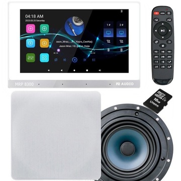 P2 AUDIO RADIO INTERNETOWE PODTYNKOWE Z BLUETOOTH SD + 2 GŁOŚNIKI 50W