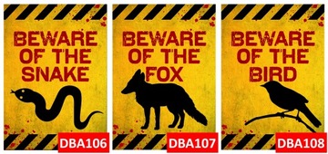 ПРЕДУПРЕЖДАЮЩИЙ ЗНАК Остерегайтесь узоров ЖИРАФА