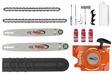 БЕНЗИНОВАЯ ПИЛА 5,2 Л.С. НАБОР ЦЕПНОЙ ПИЛЫ + МАСЛО