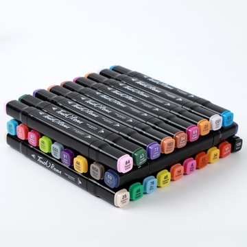 АЛКОГОЛЬНЫЕ МАРКЕРЫ 48 шт фломастеры, фломастеры, двусторонние маркеры + PRO BAG