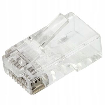 Проходная вилка RJ45 UTP cat5e, 100 шт.