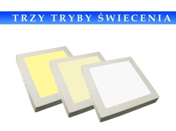 PANEL LED REKTUS 12W 230V WW+DW+CW DIMMABLE+PILOT