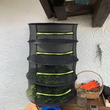 СУШИЛЬНАЯ СЕТКА, ПОДВЕСНАЯ СУШИЛКА ДЛЯ ТРАВ, СКЛАДНАЯ, 4-СЛОЙНАЯ