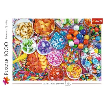 Puzzle 1000 elementów Wyśmienite słodkości Trefl