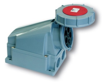 GNIAZDO STAŁE 3P+Z+N 63A 400V IP67 PCE 135-6