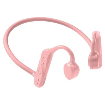 Słuchawki Bluetooth 5.0 Dźwięk Hi Fi Odporne na pot 13 godzin odtwarzania K69-różowy