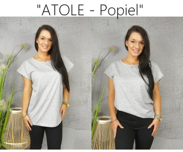 БЛУЗКА, ТОП ХЛОПКОВАЯ ФУТБОЛКА, ОДНОРОДНЫЕ ЦВЕТА, L