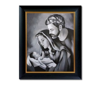 Obraz ŚWIĘTA RODZINA JEZUS MARYJA MATKA BOSKA RAMA