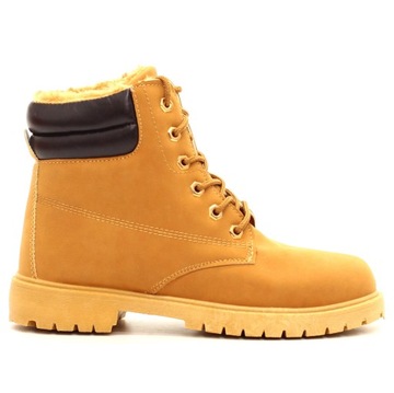 BUTY ZIMOWE DAMSKIE BOTKI TRAPERY OCIEPLANE