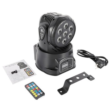 Oświetlenie sceniczne z ruchomą głową DMX512 105W