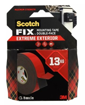 ЛЕНТА ДВУХСТОРОННЯЯ СКОТЧ 13 КГ 19 MMX3 M EXTREME