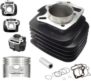 Cylinder do motoroweru 4T 130cc 154FMI Chłodzony powietrzem