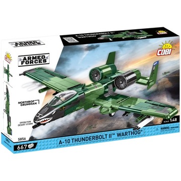 KLOCKI COBI-5856 SAMOLOT A10 THUNDERBOLT II WART. 667