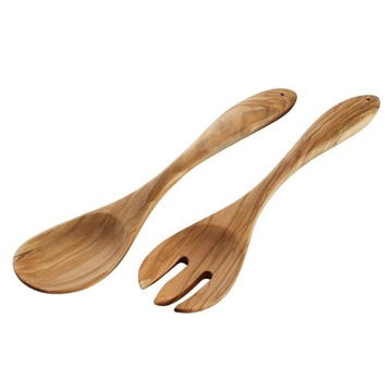 Sztućce do sałaty, 30 cm