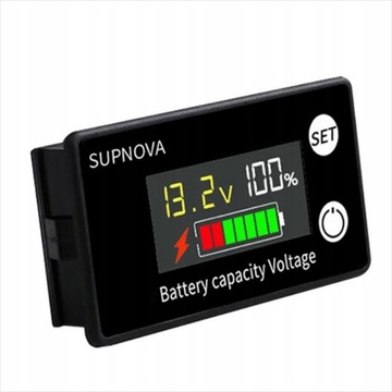 Wskaźnik pojemności i napięcia baterii 12V 24V 48V