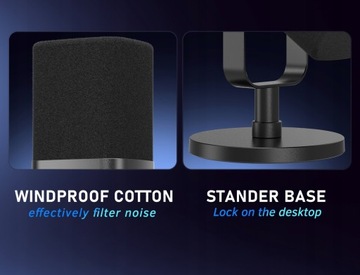 Динамический микрофон FIFINE USB/XLR с отключением звука при нажатии