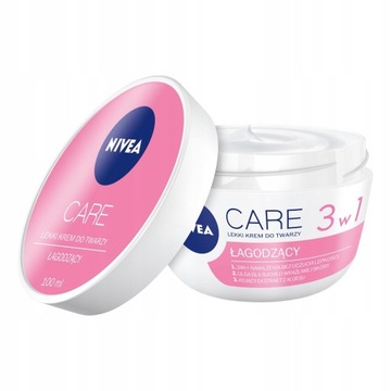 Krem do twarzy nawilżający NIVEA CARE 3w1 100ml