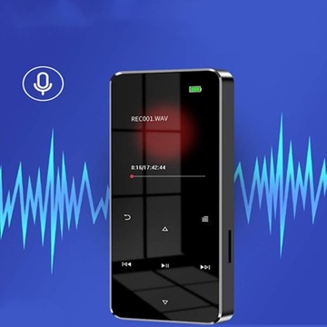 MP3-плеер с Bluetooth 5.0, память 16 ГБ, возможность записи и просмотра