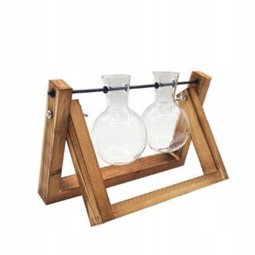 Цветочный горшок Стеклянная настольная сферическая ваза для террариума