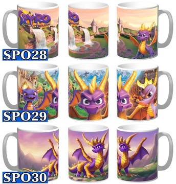 КРУЖКА SPYRO THE DRAGON GAME В ПОДАРОК ​​Имя + БЕСПЛАТНАЯ Коробка 330МЛ
