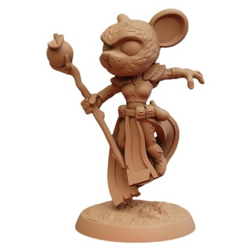 Figurki Dice Head CIBI Mousefolk Druid RPG