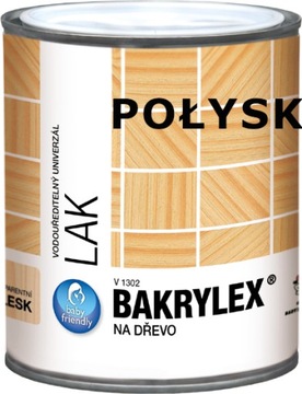 Lakier wodny do drewna Bakrylex 0,6kg POŁYSK