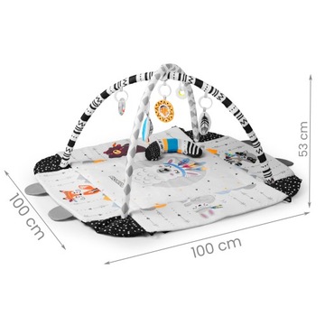 ОБРАЗОВАТЕЛЬНЫЙ ИНТЕРАКТИВНЫЙ КОВРИК 110 Х 100 СМ БОХО RICOKIDS