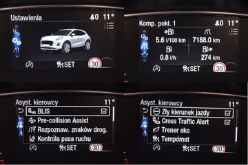 Ford Puma II Crossover 1.0 EcoBoost 125KM 2021 Full LED, Tempomat ACC, Kamera Cofania, Radar, Navi, ALU, ROCZNA GWARANCJA, zdjęcie 33