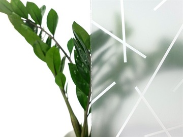 Статическая оконная пленка, Milky Lines, Полуматовая