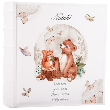 ALBUM DZIECIĘCY PREZENT PERSONALIZOWANY NADRUK UV DUŻO WZORÓW
