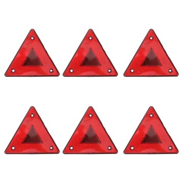 ODBLASKOWE EMBLEMATY ZNAK AUTO UTV 6 SZT