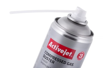 Sprężony gaz sprężone powietrze w sprayu z rurką do czyszczenia activejet