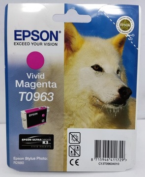 Epson Tusz Vivid Magenta T0963 R2880 Oryginalny