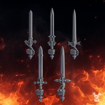 Pactum Aeternum Crusader Swords x5 DakkaDakkaStore