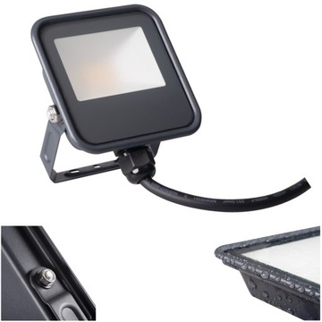 Halogen NAŚWIETLACZ Reflektor PROJEKTOR IQ-LED FL-10W-NW 1200lm 4000K IP65