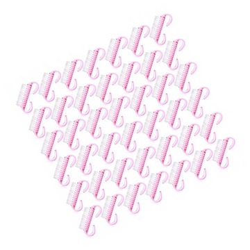 50x Szczoteczka do paznokci manicure pyłu z rączką
