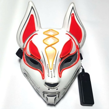 Fortnite Sky Fox Glow LED Fox Glow Mask