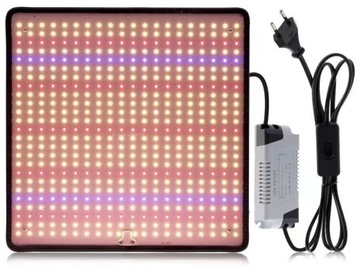 ПАНЕЛЬНЫЙ ПОДВЕСНОЙ СВЕТИЛЬНИК ДЛЯ ВЫРАЩИВАНИЯ РАСТЕНИЙ ПОЛНЫЙ СПЕКТР 50ВТ 500 LED