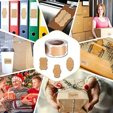 НАКЛЕЙКИ НА БАНКИ ДЛЯ СПЕЦИЙ САМОКЛЕЯЩИЕСЯ БАНКИ БЕЗ ПЕЧАТИ 300 шт.