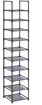 SONGMICS 10 Poziomowy Regał Stojak Na Buty 173x33x33 cm LSR110G01