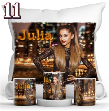 НАБОР ARIANA GRANDE КРУЖКА + ПОДУШКА + ИМЯ