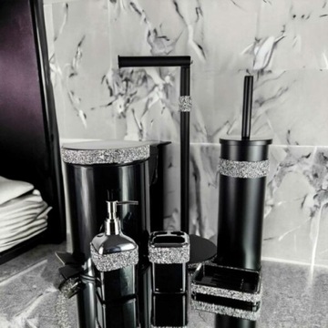 Zestaw łazienkowy glamour z PIRYTEM
