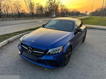 Mercedes Klasa C W205 Coupe Facelifting 2.0 300 258KM 2020 Mercedes-Benz Klasa C 300 Coupe 4Matic 9G-TRONIC AMG Line 2020r