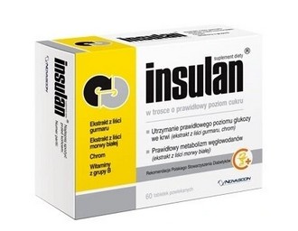Insulan tabletki PRAWIDŁOWY POZIOM CUKRU 60 szt.